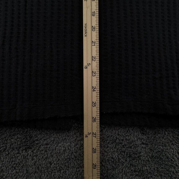 NWT Free People Black Sweater Wrap Medium Oversized Cotton Textured Cowl Neck - Picture 3 of 16